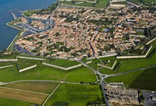 Saint Martin de Ré vu du ciel