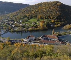 Vue de Besançon, Chaudanne et le Doubs