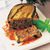 Surprise d'agneau aux aubergines et son coulis de tomate