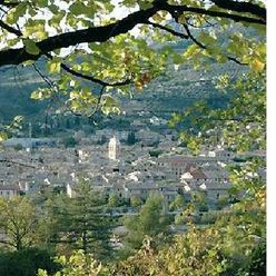 Buis les Baronnies au loin