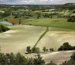un paysage du Quercy Blanc