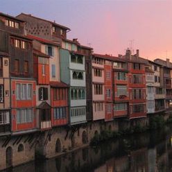la fameuse rive gauche de l'Agout à Castres